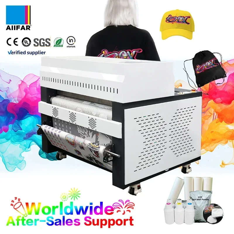 Vendor's Fully Automatic Small DTF Printer Low Energy Consumption with Hidden Air Purifier Superior Printing Quality