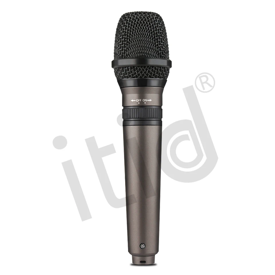 T-200 Metal Professional Vocal Dynamic Microphone Handheld Wired Karaoke Stereo Studio Singing Mic KTV Show Live Stage
