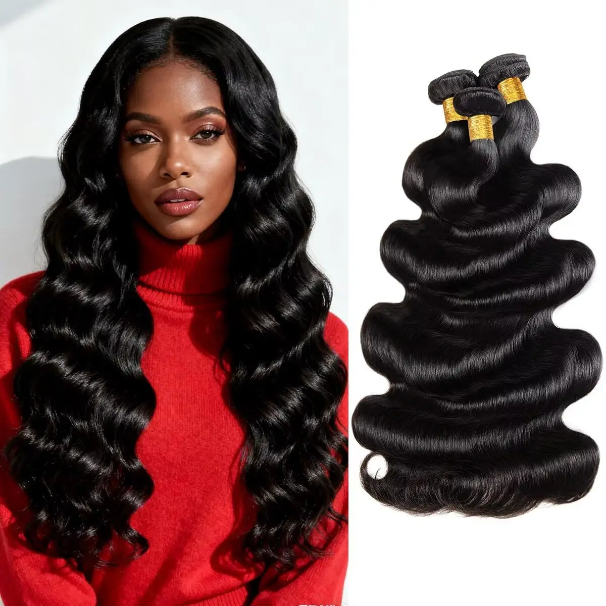 

Пучки человеческих волос 14, 14 14 дюймов Объемная волна Пучки человеческих волос 3 пучка для женщин Влажные и волнистые наращивание человеческих волос Натуральный черный