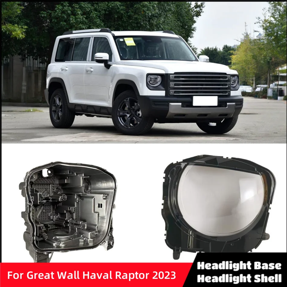 For Great Wall Haval Raptor 2023 Articles Cars Base Head Lamp Shell Headlight Back Housing Holder Headlamp Cover Shade