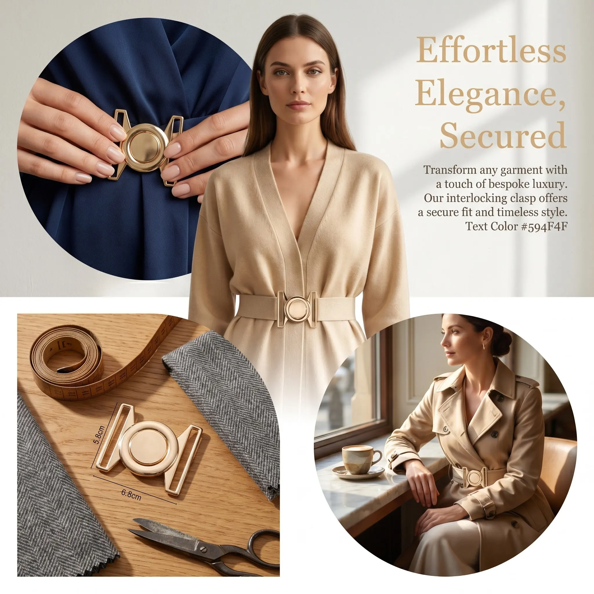 2-unidades-de-fivela-de-cinto-dourada-elegante-com-fecho-de-metal-para-casaco-cardigan-fato-vestido-acessorios-de-vestuario-fecho-de-pressao-duravel