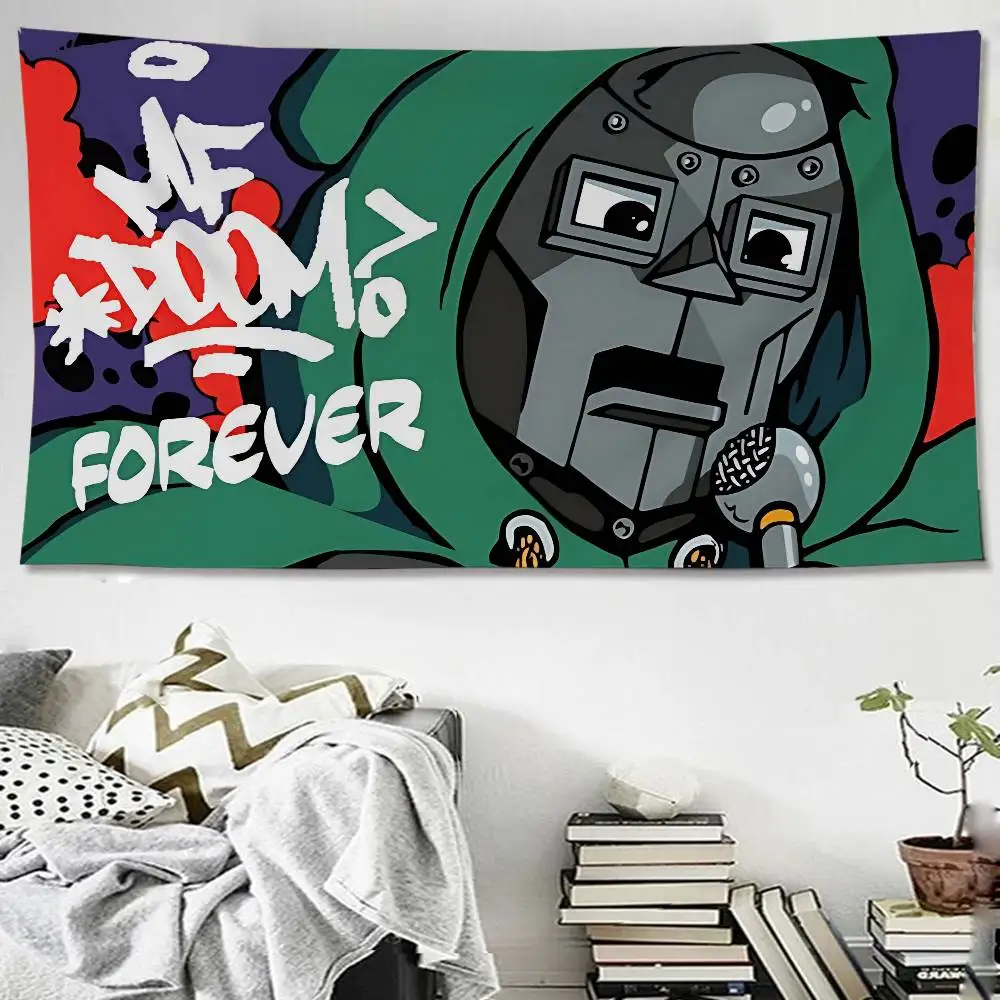 M-MF D-DoomS Cartoon Tapestry Art Science Fiction Room Home Decor Wall Hanging Home Decor