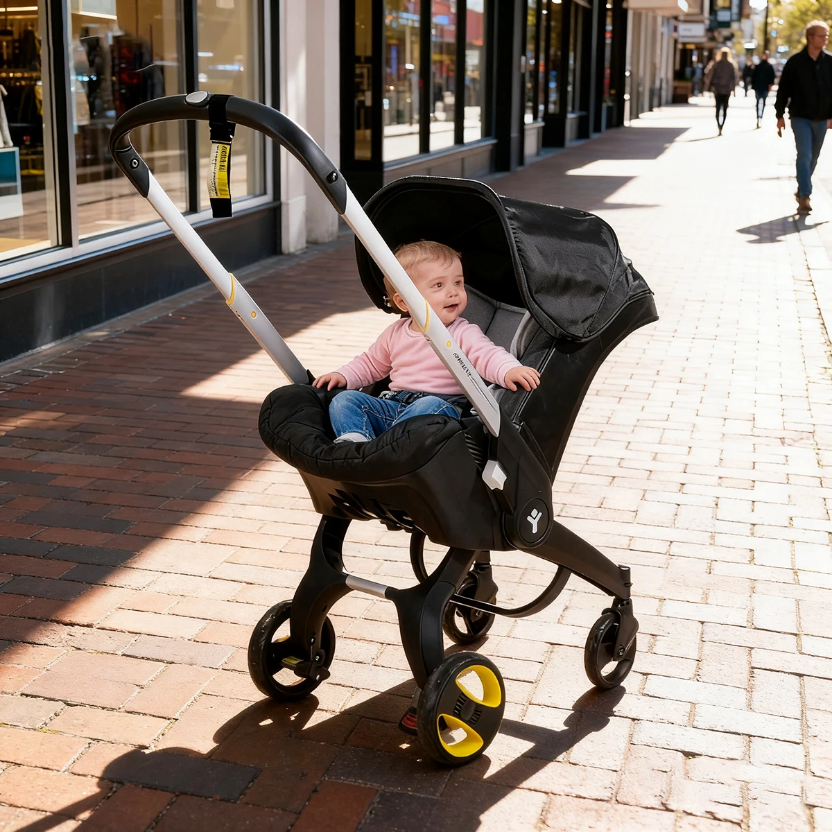 Passeggino portatile per neonati, passeggino pieghevole, veicolo da campeggio all'aperto, adatto per 0-3 anni, regali di Natale