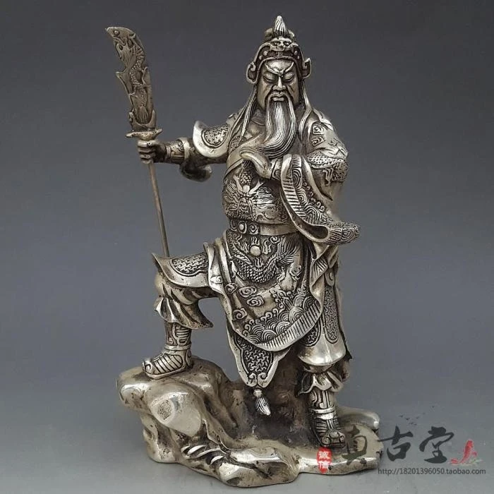 

Special Antique Pure Copper, Brass, Silver-plated, Wu Caishen Guan Yuguan, Erye, Zhanshan, Guan Gongzhen, Zhaocai Home Worship