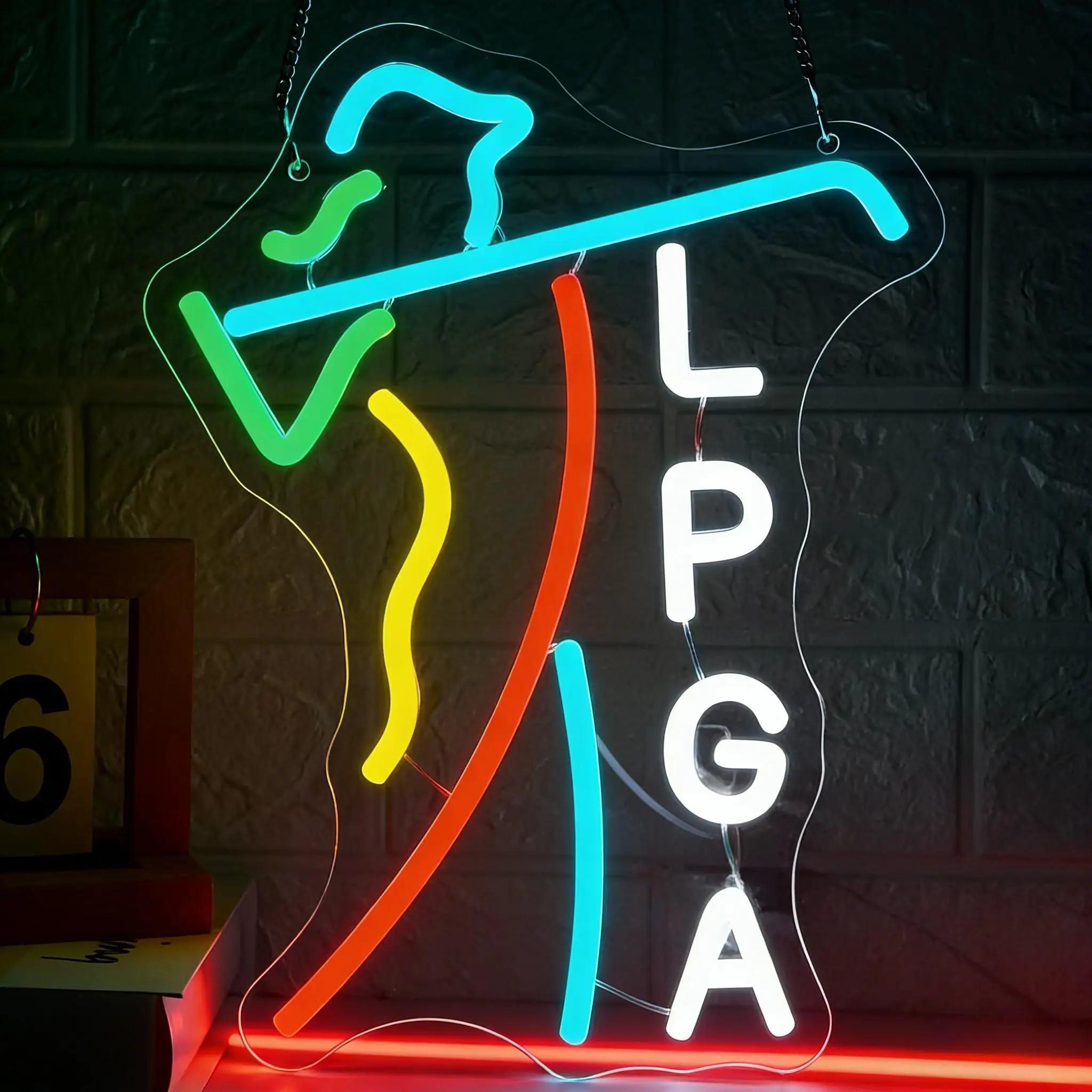 ゴルフネオンサイン-壁飾り-ゴルフネオンライト-男性用部屋-ledライトアップサイン-ジム-クラブ-寝室-オフィス-公園-パーティー-クラブ装飾