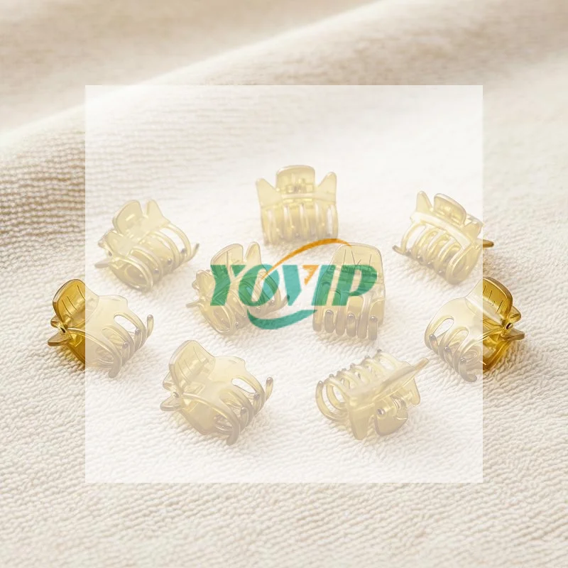 Minimalist Plastic Hair Claw Clips Non Slip Portable Acupressure Ear Hair Clips Hair Gripper Women Girls