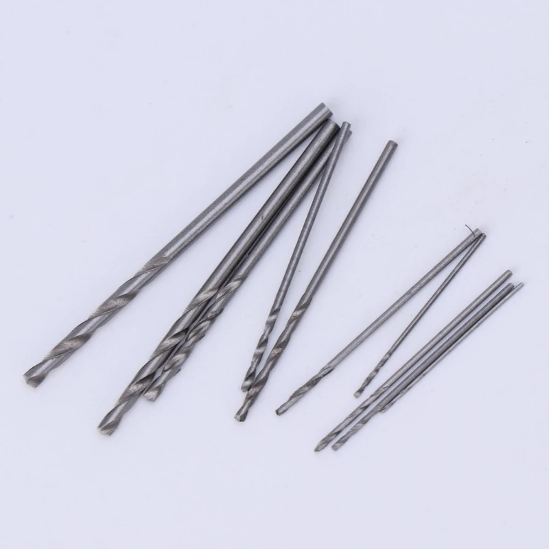 F92C Hot Micro Aluminium Drill Chuck بدون مفتاح + 10pcs تويست أدوات دوار