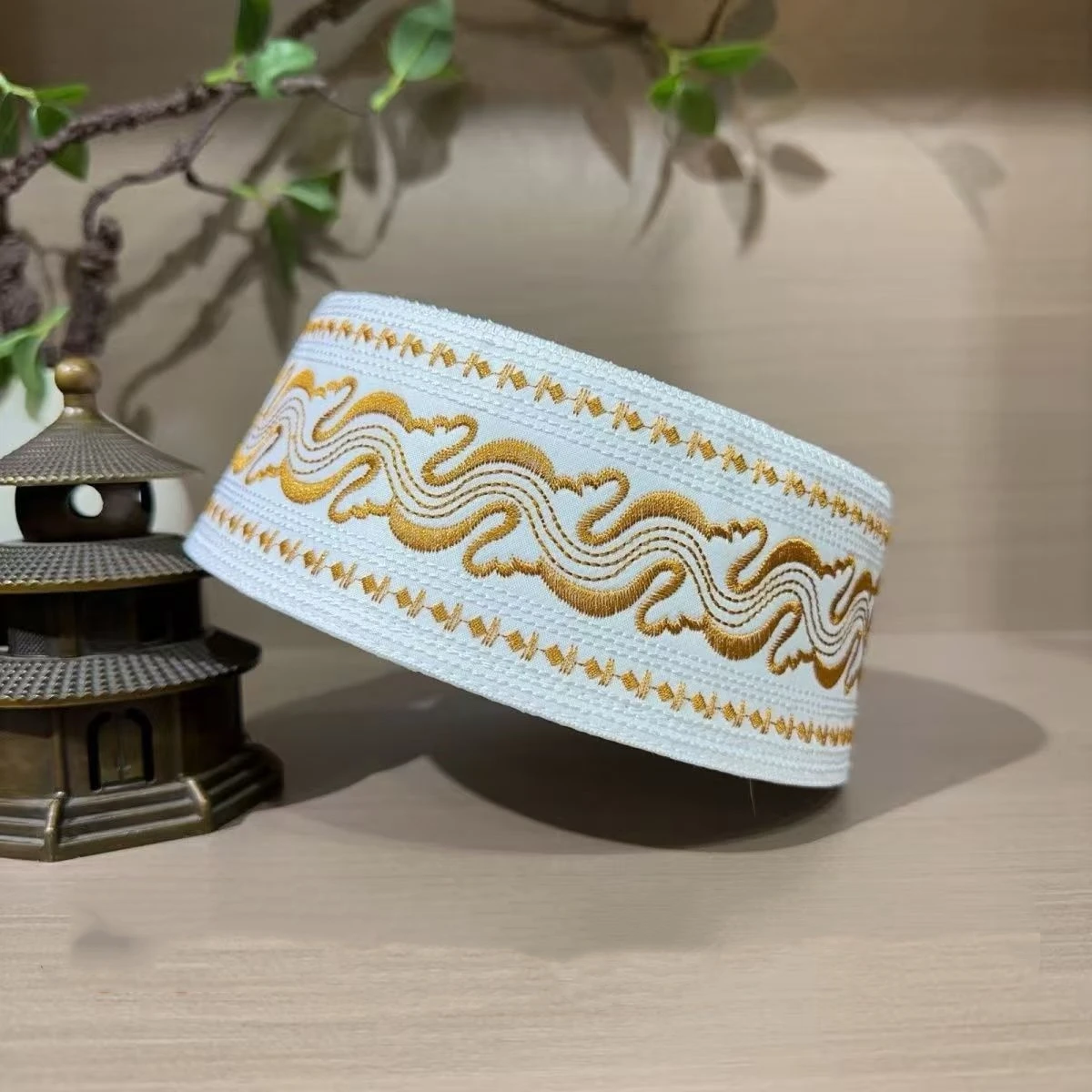 Free Shipping Muslim Caps For Men Clothing Prayer Hat Islamic Taqiyah Kufi Tax Products Kippa Turkish Modern Polyester 03576