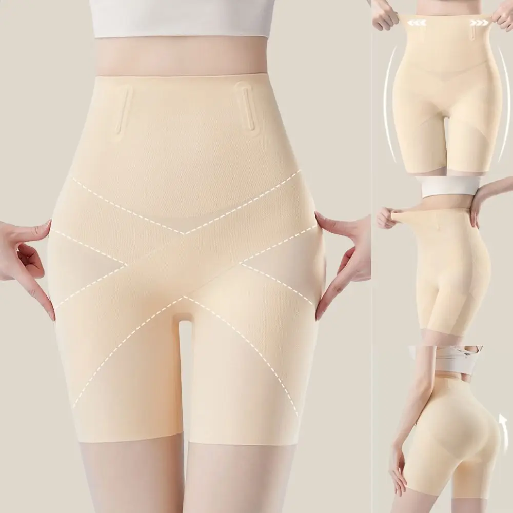 

Корректирующее белье с высокой талией, корректирующее белье, тонкие бесшовные трусики для похудения, нижнее белье для стягивания живота, женские трусы с контролем живота
