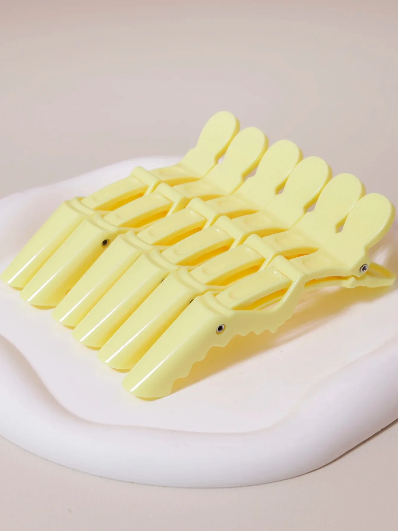 6Pcs Alligator Hair Clips for Professional Salon Use