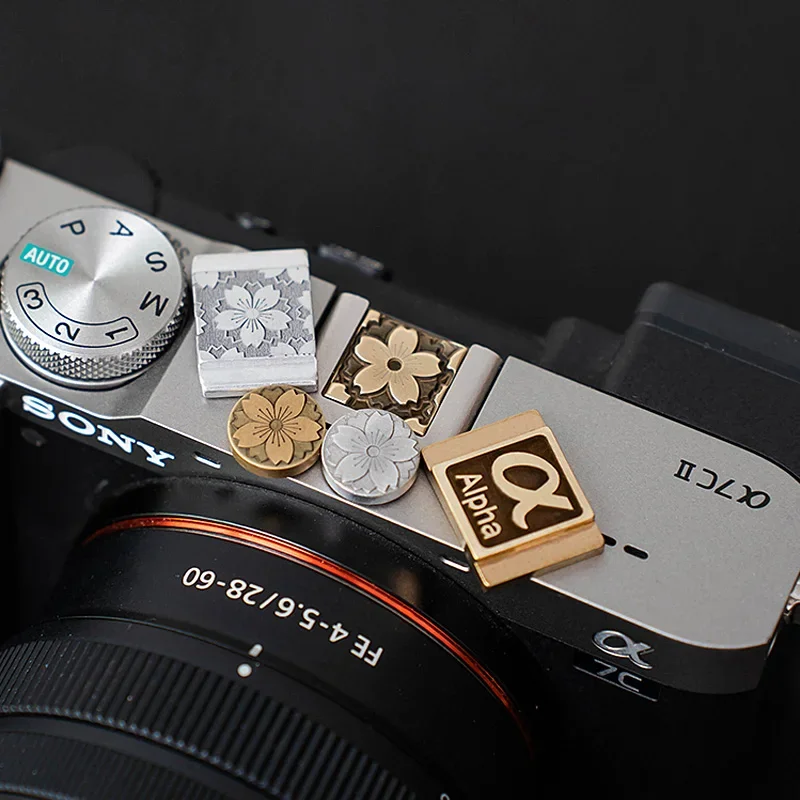 Capa protetora de sapata para câmera, capa fria para sony zve10 a6300 a7m3 a7m4 a7c2 6400