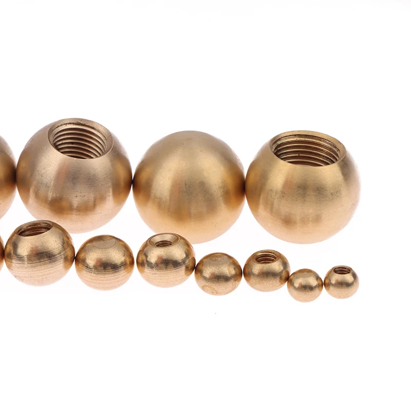 10Pcs M3/M4/M5/M6/M10 Brass Female Ball Head Copper Inner Tooth Ball Nut Light Cap Nut Cover Lighting Accessories