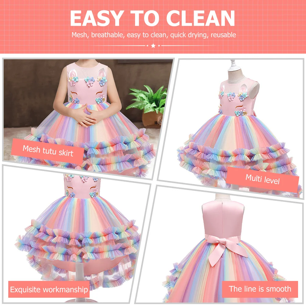 1Pcs Princess Dress Creative Stylish Girl Party Cosplay Skirt Kids Ballet Tutu Skirt Children Birthday Wedding