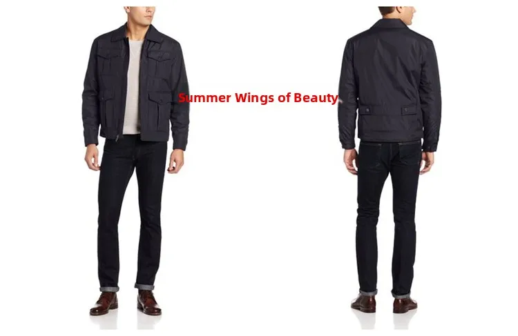 

London Fog Jaet Spring Stand Fit Long Sve Youth Faion 95 долларов США S Размер Four ket Рабочая одежда Classic Sle