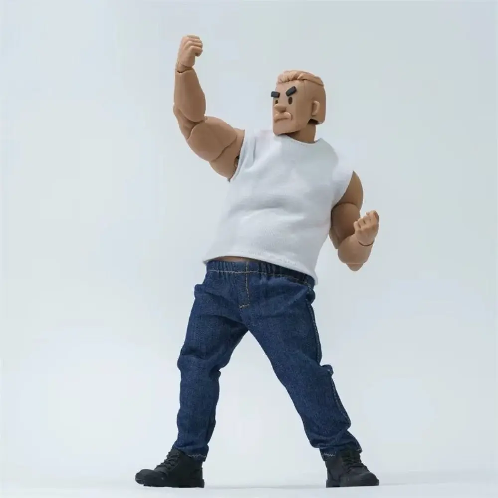 1/10 Scale Doll Clothes Shirt Vest Male Clothes Jeans Action Figure Body Clothes for Notaman NT-03 Strong Soldier view 3