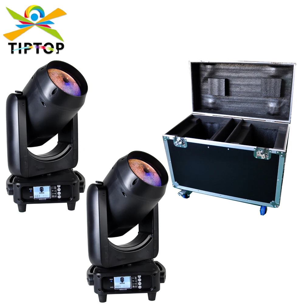 

TIPTOP 315W Beam Stage Moving Head Light DMX512 Channel Control 17 Gobo 14 Color with Rainbow Effect For Stage Disco Club