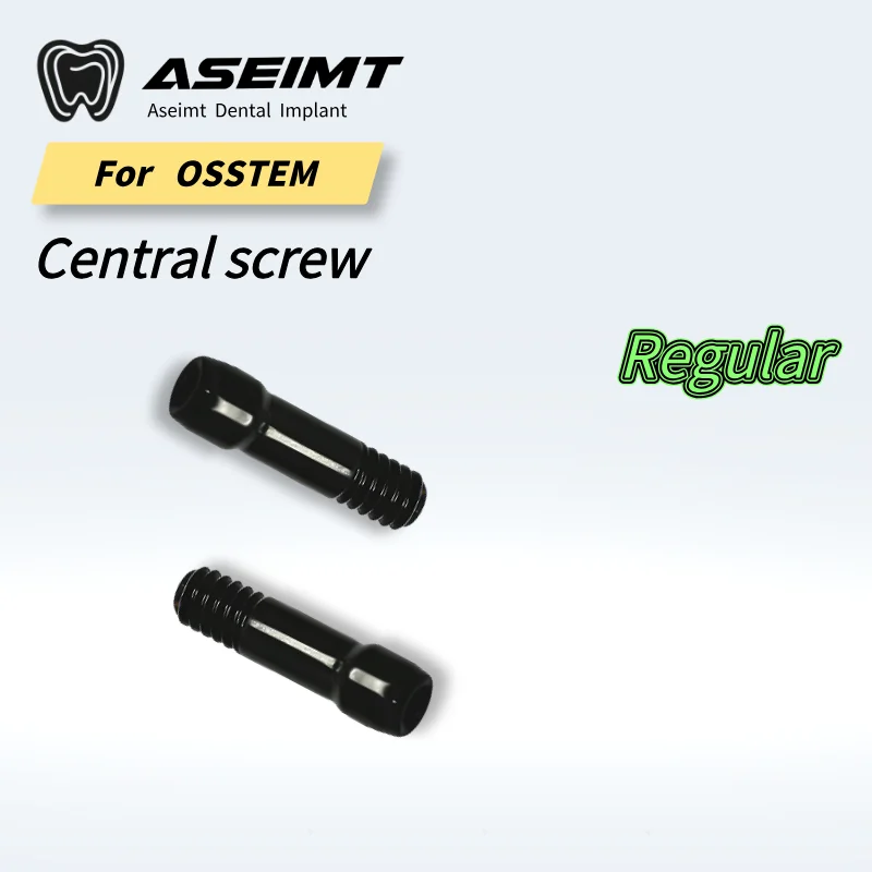 10Pcs For Osstem Dental Central Screws for MIS Abutment Regular Implant Composite Different Diameters Position Screw