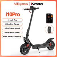 iScooter i10Pro 10 inch Electric Scooter 800W 15Ah Scooters 45km/h Electric Kick Scooter 60KM Range Powerful Scooters with APP