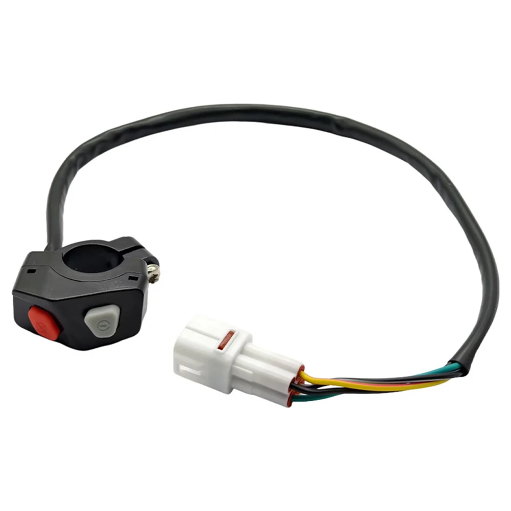 Multifunctional Motorcycle Switch 1.18 X 2.36 Inches Fog Headlight Button 1.18 Inches Width 25 Inches Wire Length