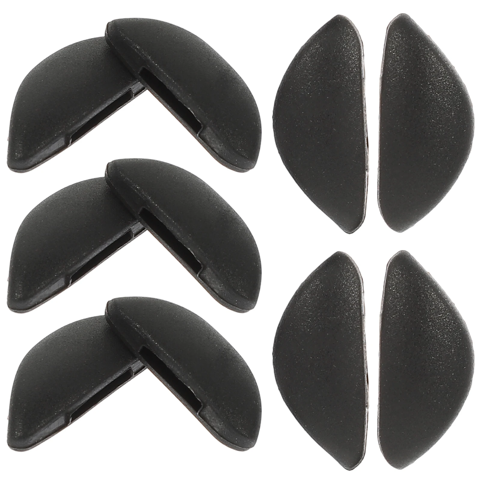 Nose Pads Buckle Eyeglasses Support Cushion Comfortable Black Replacement Soft Silicone Anti Slip Glasses Accessories