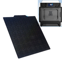 3D Printer Build Sheet Easy Model Removal 330x330mm Beautiful Patterns High Flatness for Neptune 3 Plus QIDI Max3/ELEGOO Neptune