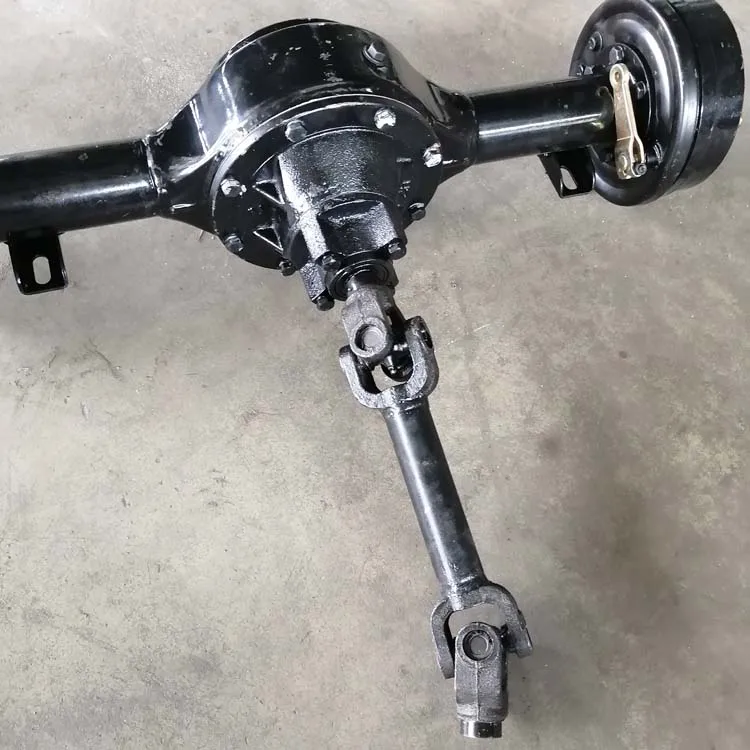 Handcart Agricultural Machinery Rear Axle Assembly Three-Wheel Four-Wheel Transport Vehicle with Brake Hub Integrated Rear Axle