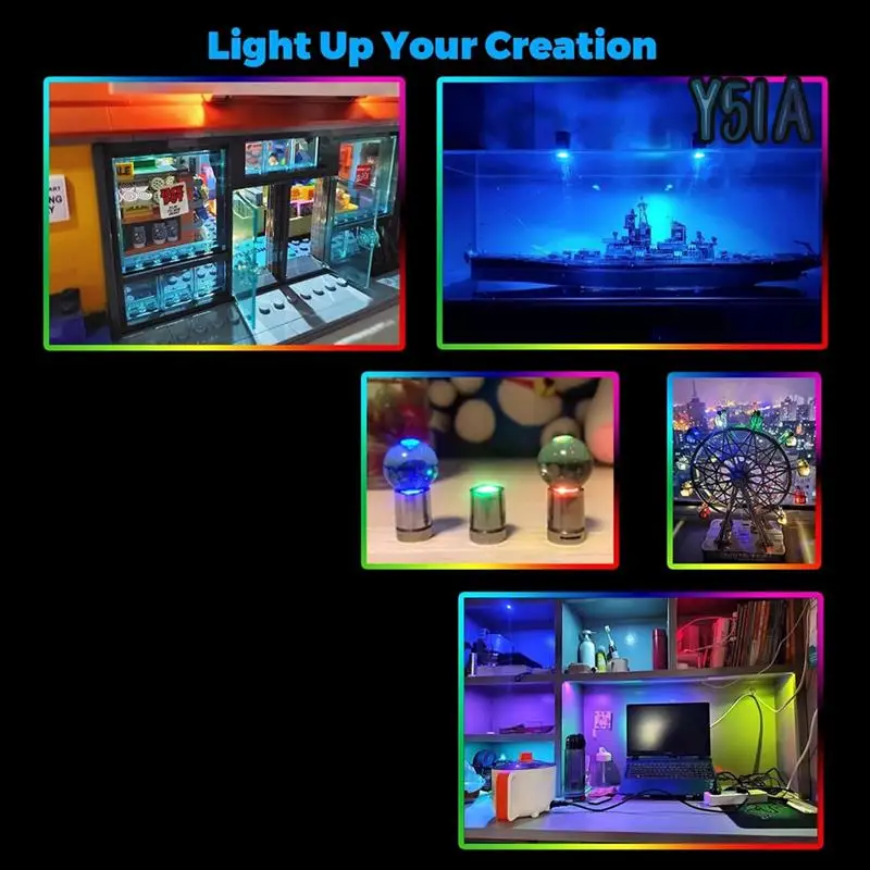 

Y51A-36Pcs LED Lights For Handcraft,Spot Lights Battery Operated,Tiny Decoration Lights,LED For Balloons,Party Decoration