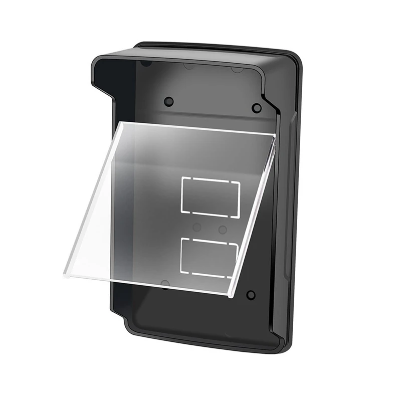 Outdoor Waterproof Cover Rain Proof Shell With Transparent Panel For Access Control System Face Recognition Machines