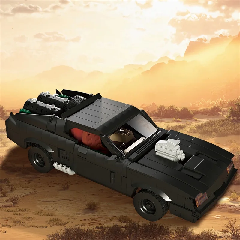 MOC Speed Champions Mad Max Building Blocks Super Race F1 Mad Max Brick Model City Vehicle Toy Kids Movie Brick Christmas Gift