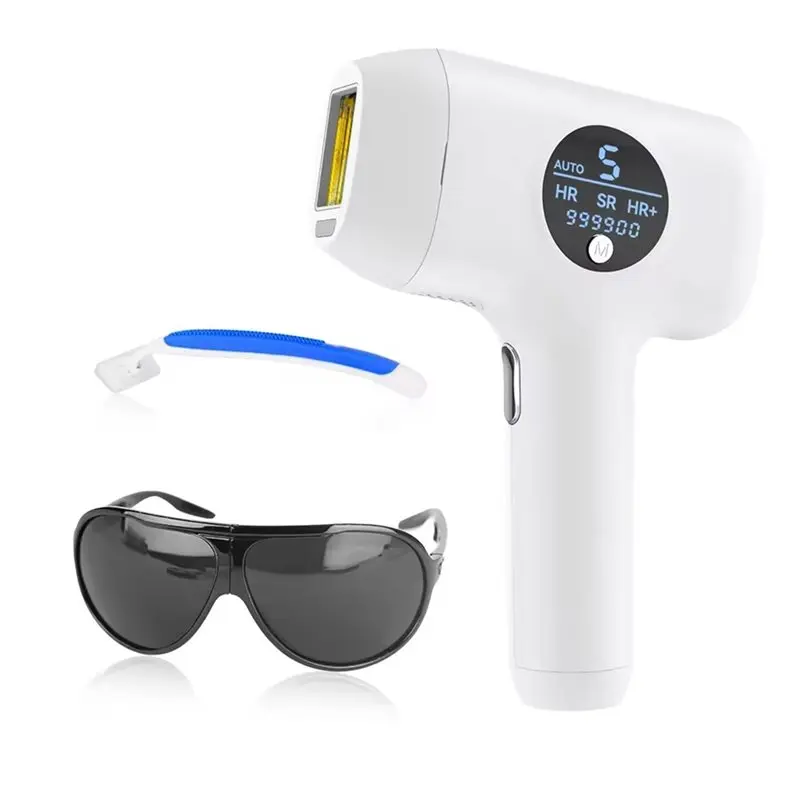 A66T-IPL Laser Hair Removal Device Ultra Fast Flash High Energy Large Window Epilator Painless Hair Reduction US Plug