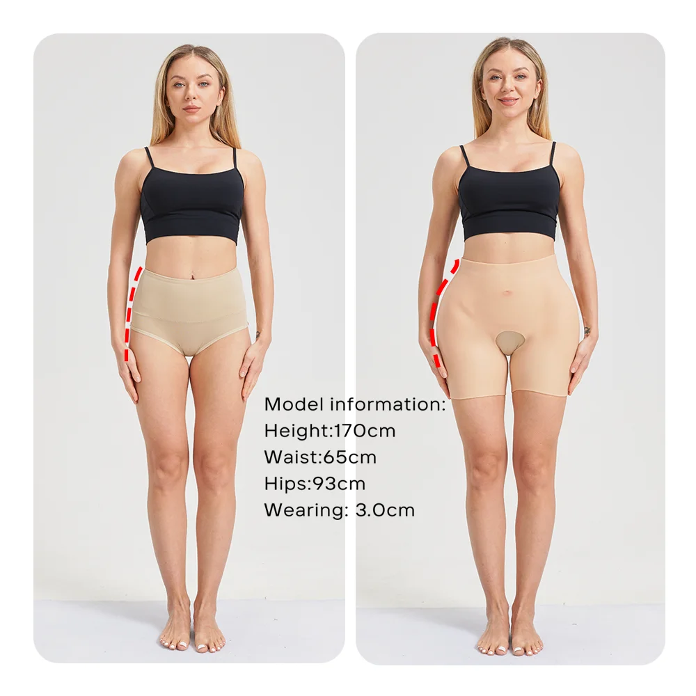 موسيقى الشاعر سيليكون وهمية كبيرة الورك محسن بانت سمك وسادة واقعية مثير بعقب تعزيز الحشو سراويل ملابس داخلية تأثيري