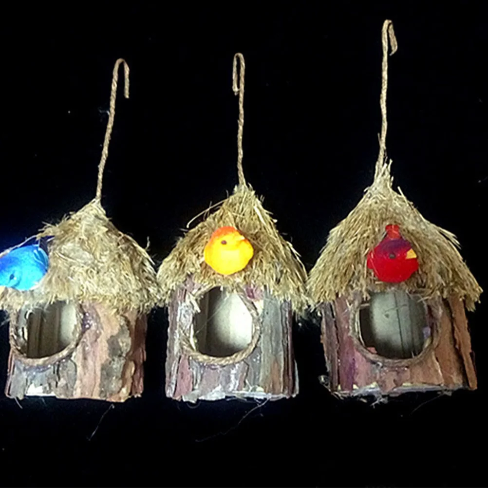 

Bird Decoration Handmade Artificial Nest For Easter Spring Home Garden Bonsai Cage Table Ornament Imitation Bird Nest Pet
