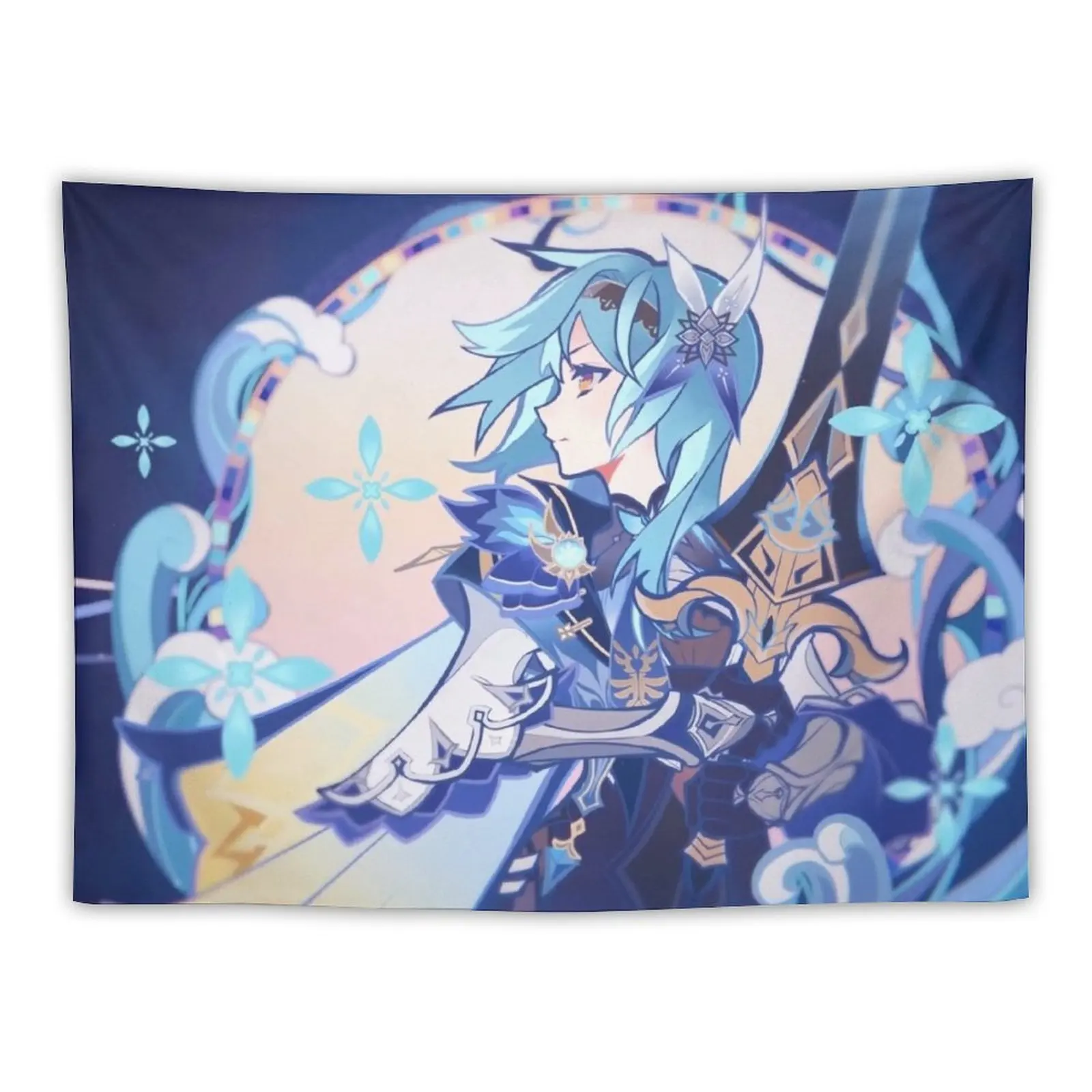 

Eula - Genshin Impact Tapestry Decoration For Home Nordic Home Decor Room Decorations Decoration Room Tapestry