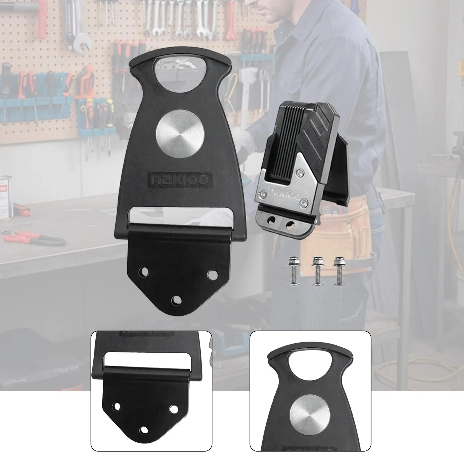 

Tool Pouch Belt Holder Accessories Compatible Direct Replace Portable Versatile Sturdy Waist Pouch Rotating Fastener Tool