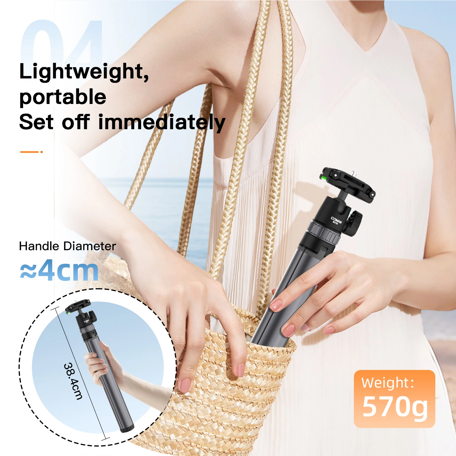 COMAN MT66 Light Stand Protabl - đánh giá và giá Photography Video Lighting Kit With Adjustable Tripod Stand