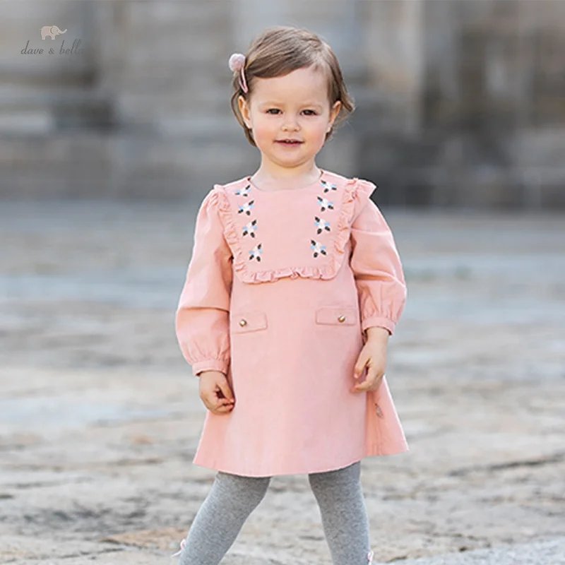 Dave Bella Baby Girl\'s Dress Children Autumn Princess Dress Charm Sweet Lovely Fashion Casual Party Outdoor DB3237193