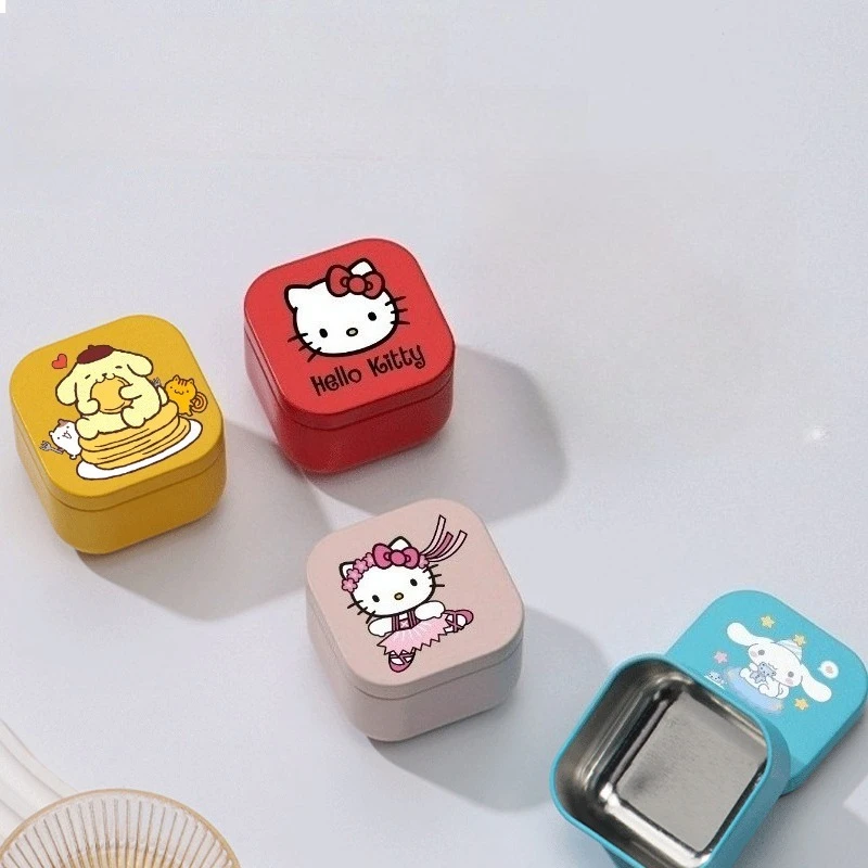 

Hello Kitty Collection Box Cute Cartoon Versatile Storage Square Box Desktop Accessories Women Supplies Student Gift Wholesale