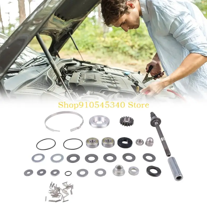 U2JA Replacement Turbocharger Rebuild Set for 215HP/255HP/260HP Models, Shaft Hardware Washer Parts and Metal Service Pieces for