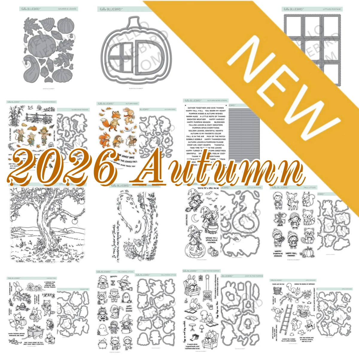Fall Halloween Littles Scarecrow Clear Stamps and Metal Cutting Dies DIY Scrapbook Diary Decoration Embossing Cut Template Make