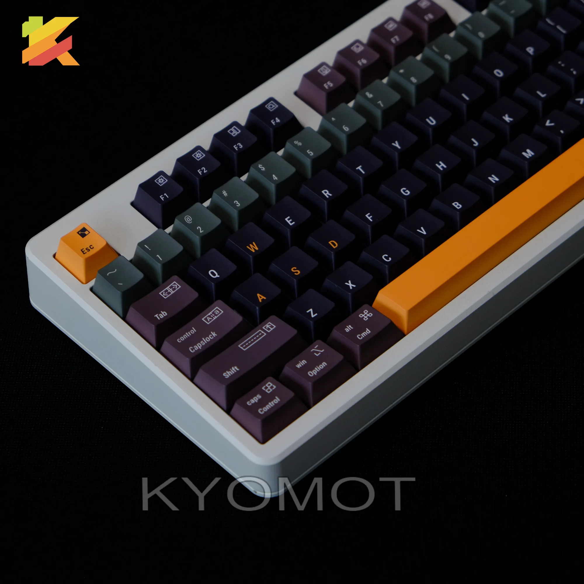 KYOMOT 150 مفاتيح الرنين R2 موضوع كيكابس الكرز الشخصي PBT صبغ الفرعية Keycap DIY بها بنفسك ألعاب MX التبديل قبعات لوحة المفاتيح الميكانيكية