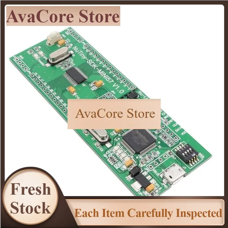 AvaCoreNuTiny-SDK-N79E715 Development Board, MCU Embedded Tool For Microcontroller Programming & DIY Projects