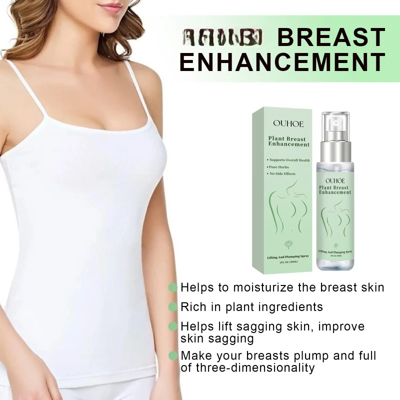 Breast Enlargement Spray Bigger Breast Cream Breast Lifting Cream Firming Bust Fast Growth Boobs Care Promote Female Hormone