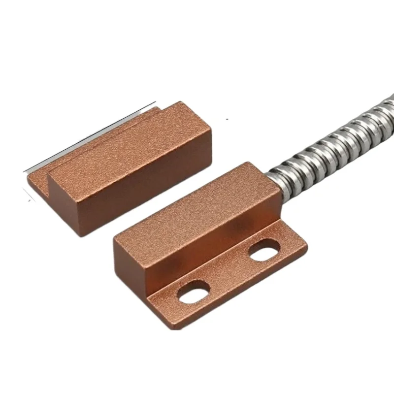 Wired Magnetic Door Contact Detector Fire Door Monitoring Sensor Normally Open Normally Closed Magnetic Reed Alarm Switch