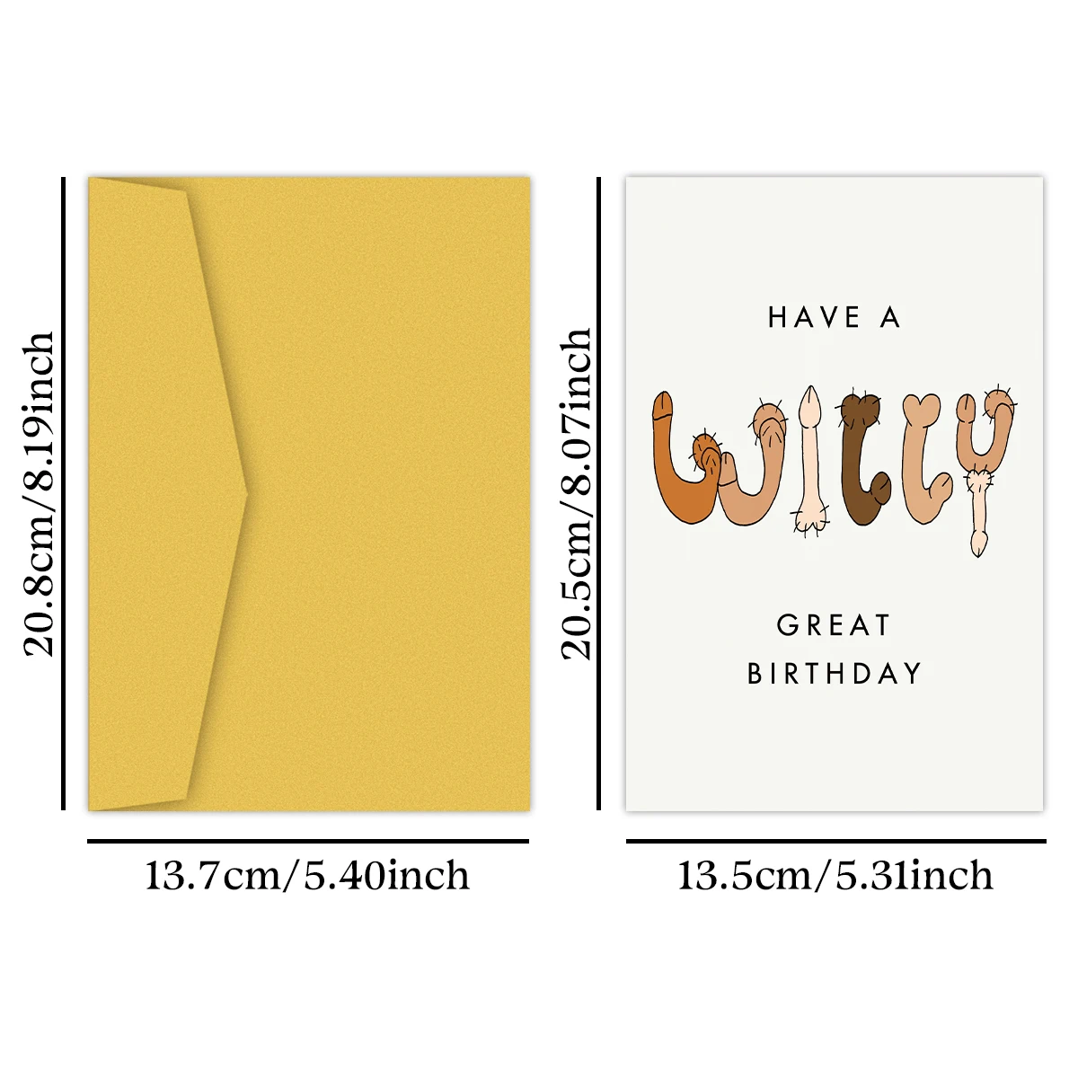 1 قطعة بطاقة عيد ميلاد وقح للنساء والرجال ، عيد ميلاد ويلي العظيم ، بطاقة تهنئة مضحكة ، الفكاهة صفيق بانتر الهجومية للأصدقاء الإناث