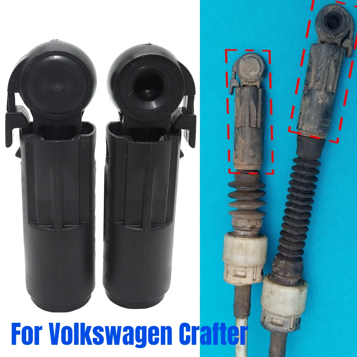 Manual Gear Shift cable Linkage Collet Repair kit For 6 Speed Gearbox Shifter Selector Spare For Volkswagen Crafter 2006-2017