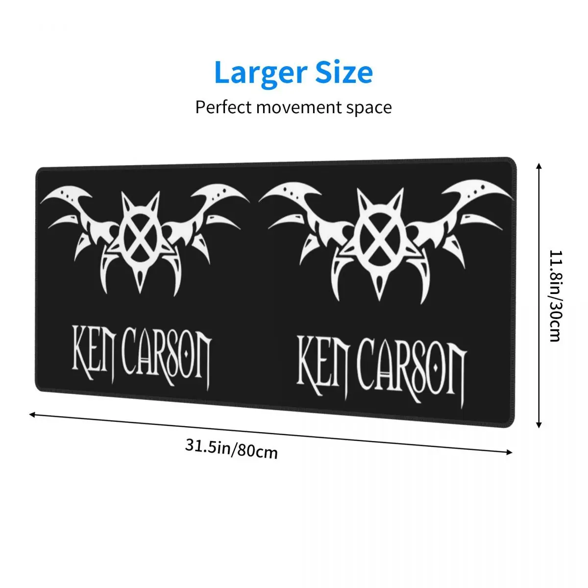 Rapper Ken Carson Merch X Singer Large Mouse Pad Computer Keyboard Mouse Mat Gaming PC Laptop Desk Mat Table Mats