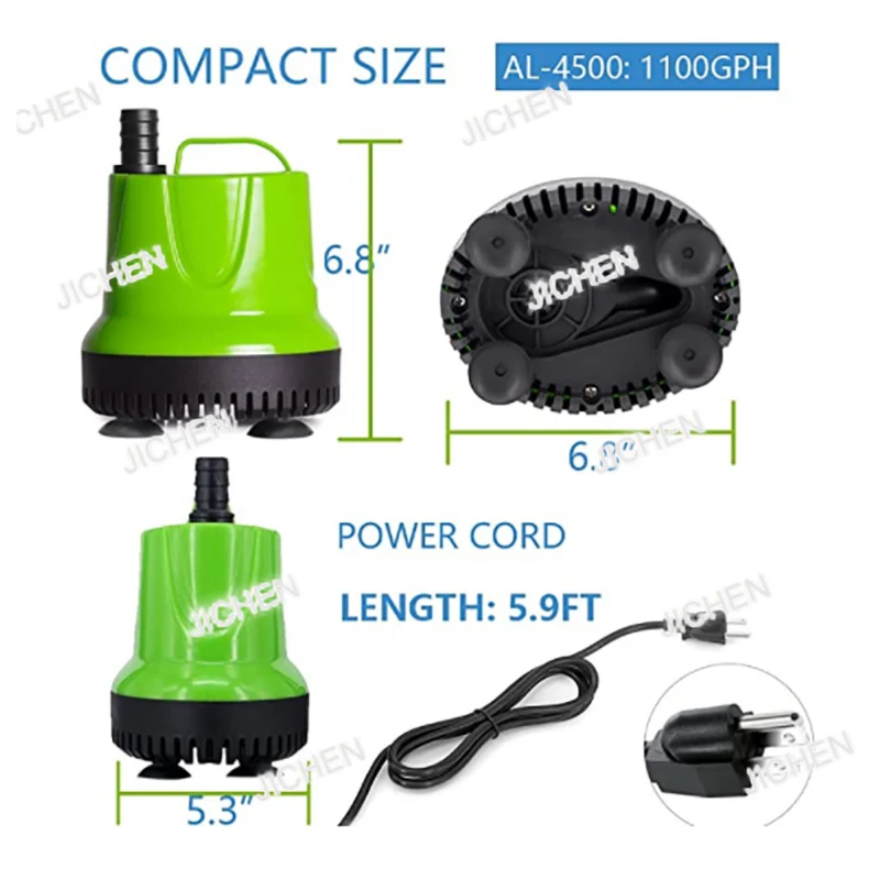 

Новый бесщеточный насос с нижним всасыванием для пруда, садового фонтана, аквариума