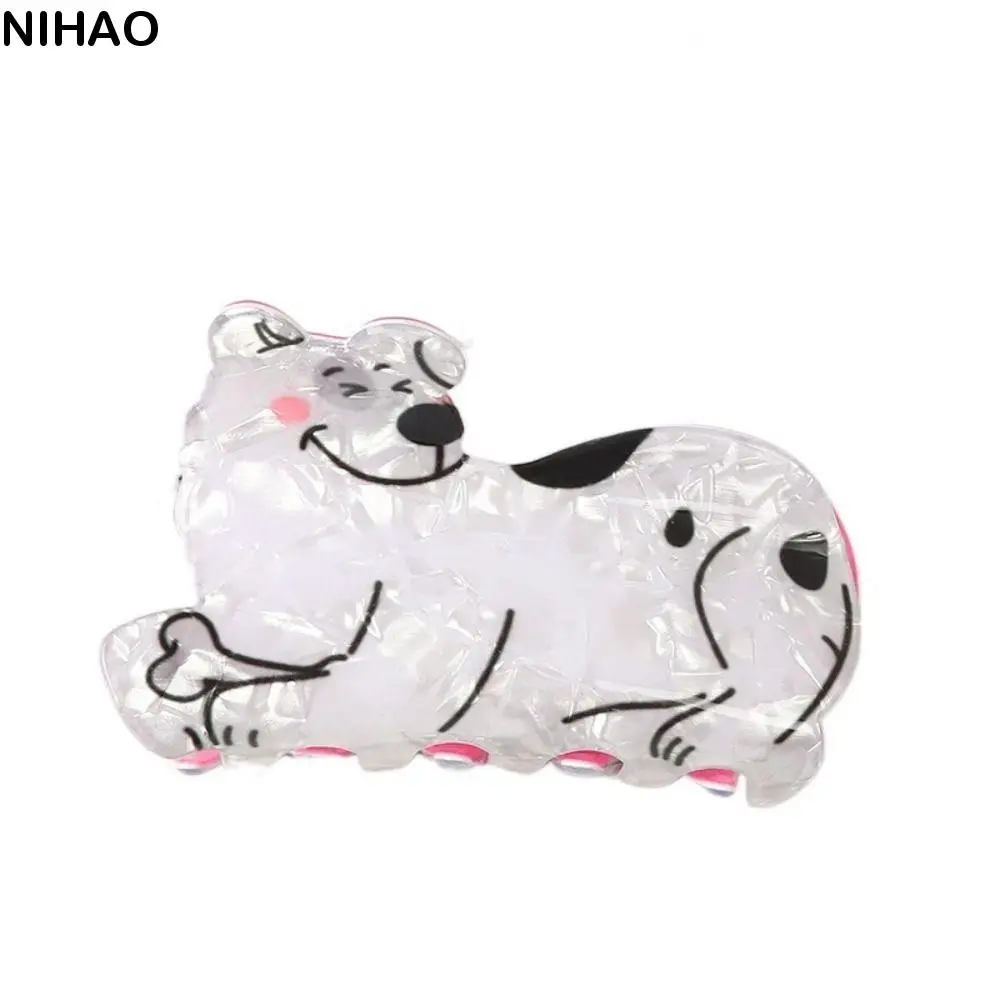 

Elegant Dog Cat Hair Claw Cartoon Mide Size Animal Shark Clip Grab Clip Ponytail Holder Acrylic Animal Hair Clip Party