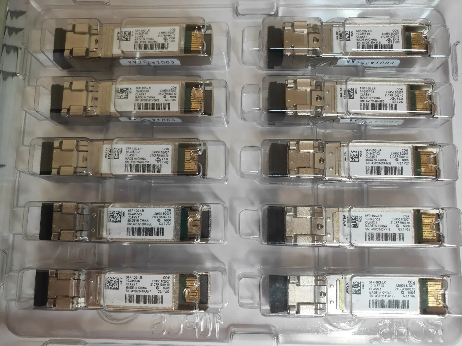SFP-10G-LR Fiber Transceiver Single Mode SFP+ LR 10G 10-2457-02 SFP LR 10GB Fiber Optical Module
