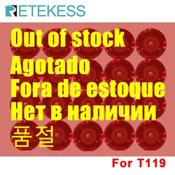 RETEKESS T119 20Pc Coaster Pager Buzzer Receiver Set Wireless Restaurant Calling System for Coffee Shops Bars Food Trucks Hotels